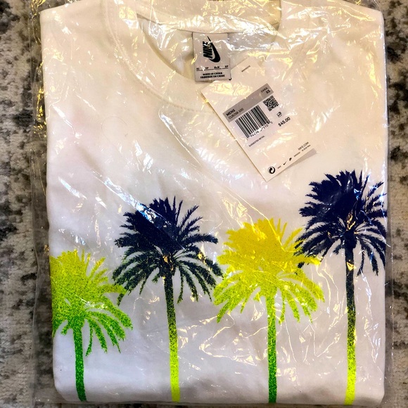 nike shirt with palm trees